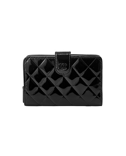 Chanel Small Zip Compact Wallet, front view